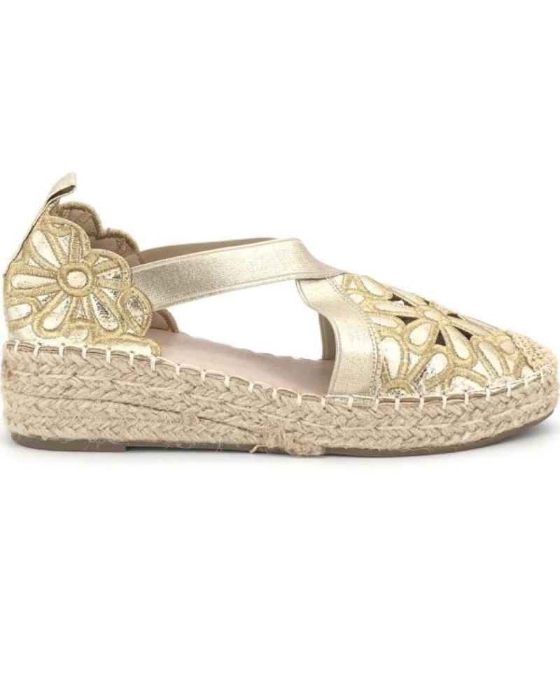 ETIKA ETIFLO 14834 ESPADRILLE GOLD AMARILLO