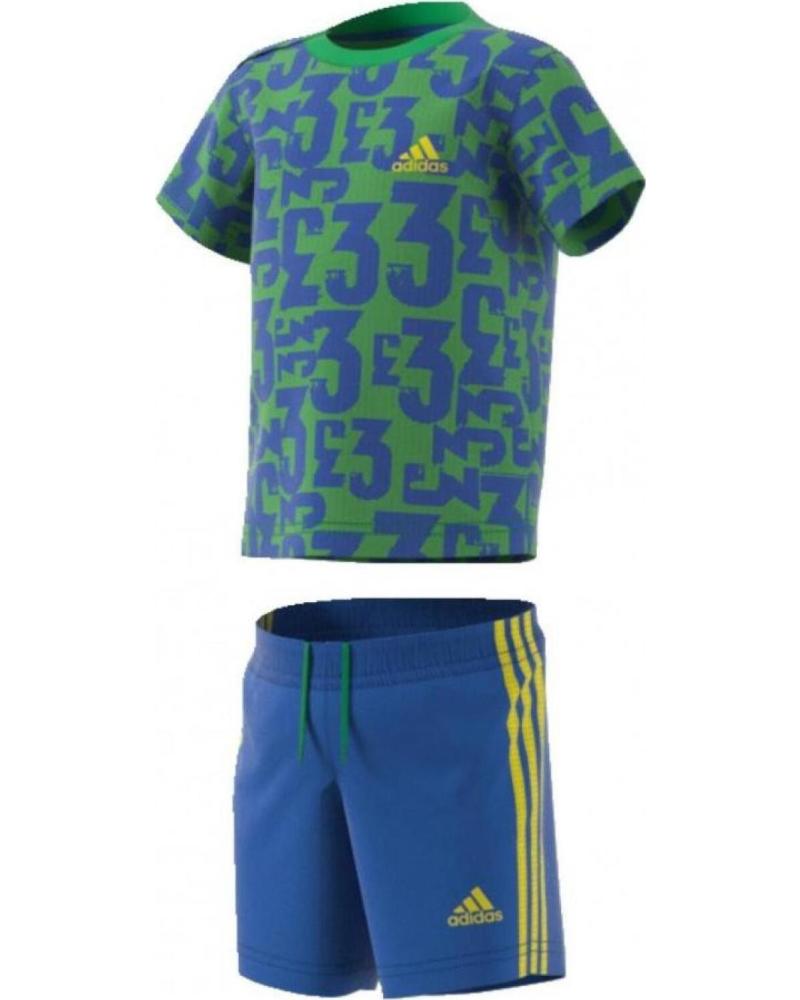 ADIDAS CONJUNTO I SUM SET COUNT BK3007 VERDE