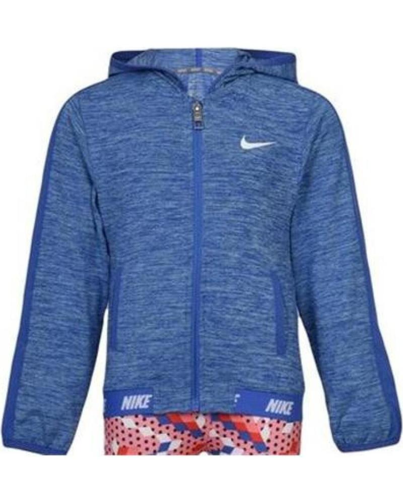 NIKE SUDADERA 937-B8Y CON CAPUCHA AZUL