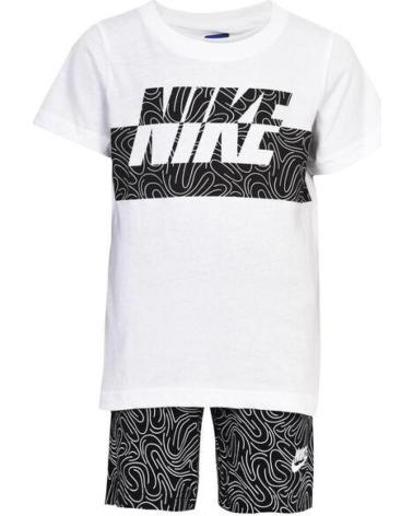 NIKE CONJUNTO 926-023 PARA NIÑO BLANCO
