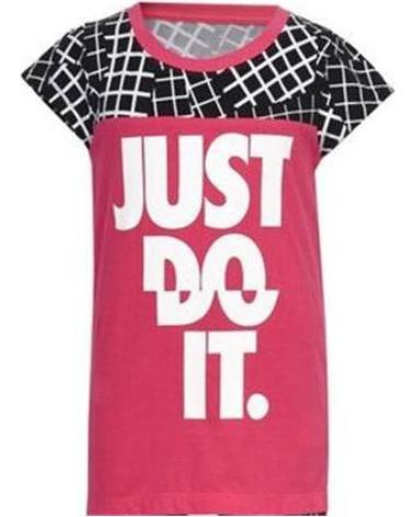 NIKE CAMISETA JUST DO IT ROSA ESTAMPADA 848-A72