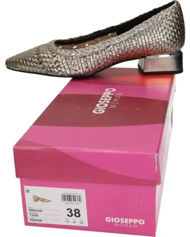 GIOSEPPO ZAPATOS DE TACÓN 73598 PLOMO PLATEADO