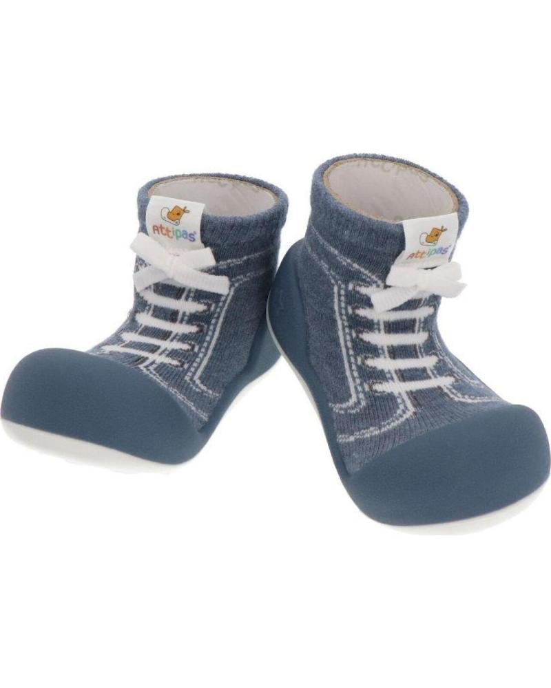 ATTIPAS PATUCOS BEBÉ DENIM DEEP BLUE BD0101, REF: 1183254 CELESTE