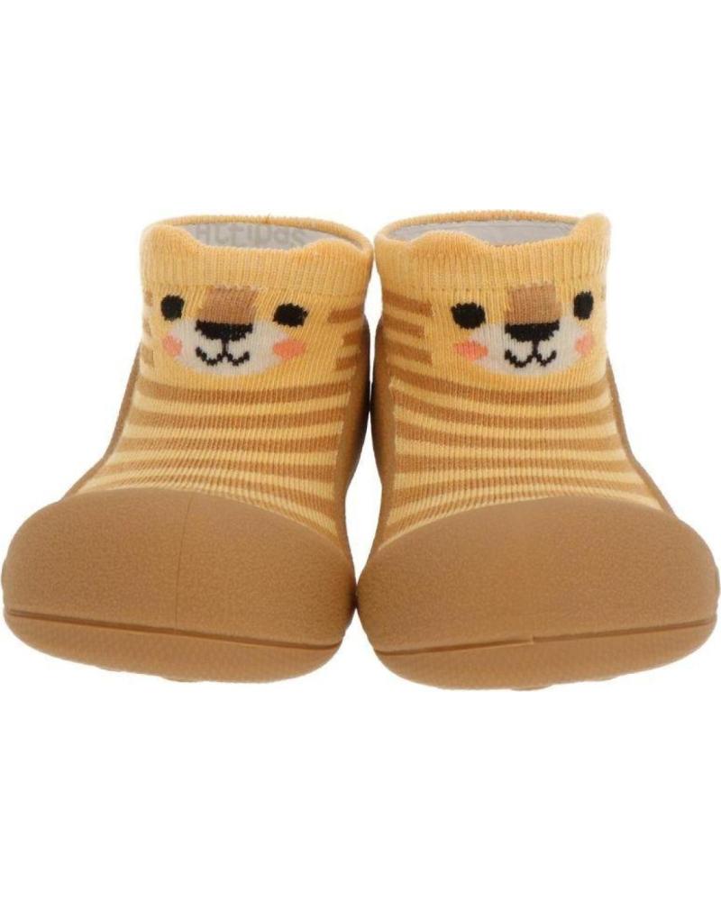 ATTIPAS PATUCOS BEBÉ NATURE FRIENDS TIGER ANA010 AMARILLO CLARO