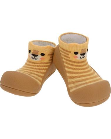 ATTIPAS PATUCOS BEBÉ NATURE FRIENDS TIGER ANA010 AMARILLO CLARO