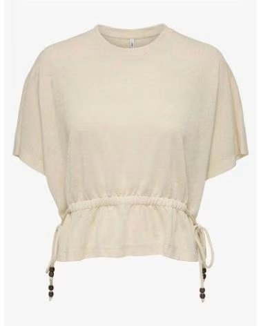 ONLY CAMISETA MUJER 15372231 BEIG CLARO