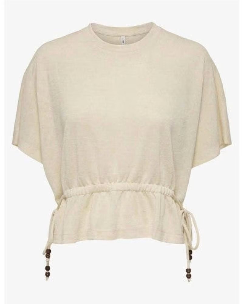 ONLY CAMISETA MUJER 15372231 BEIG CLARO