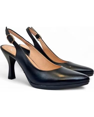 ZAPP SCARPE CON TACCO SARI NERO NEGRO