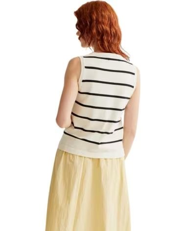 COMPAIA FANTASTICA DAMENWESTE COMPANIA GESTREIFT WEISS REF 1183425 BLANCO
