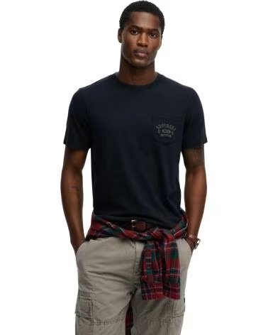 SUPERDRY T-SHIRT KURZARM HERREN BLAU REF 1183443 AZUL