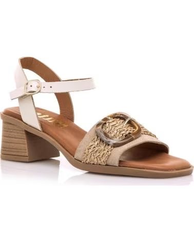 SANDÁLIAS MTNG 55962 COM FIVELA DECORATIVA BEIGE