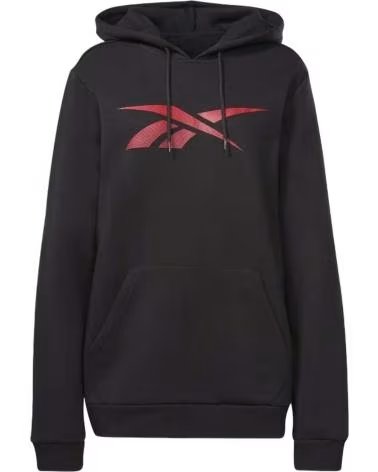 REEBOK FELPA CON CAPPUCCIO HR9028-095A UOMO NEGRO