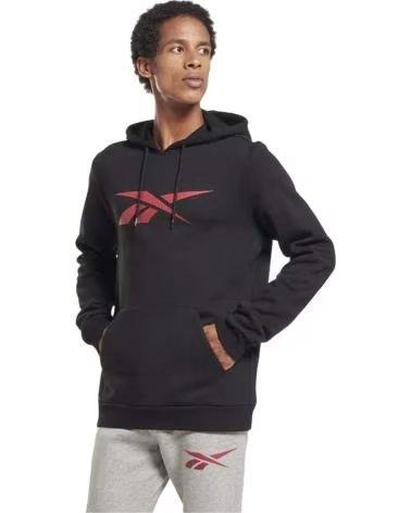 REEBOK SUDADERA CON CAPUCHA HR9028-095A HOMBRE NEGRO