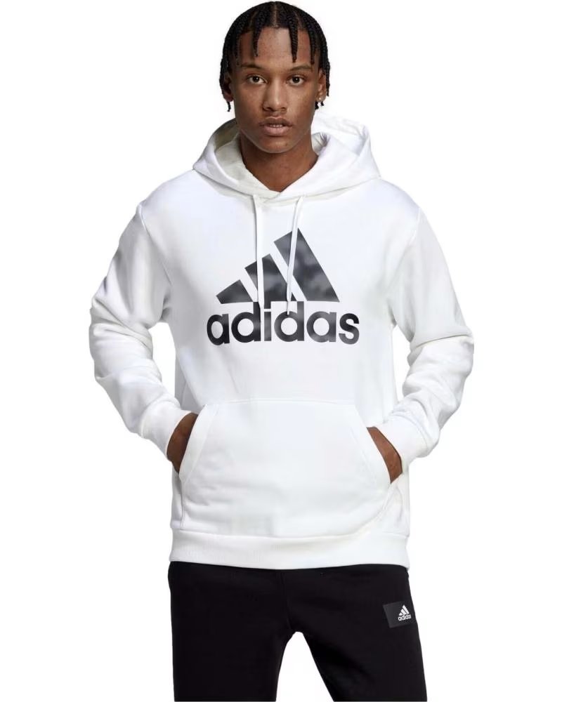 ADIDAS FELPA CON CAPPUCCIO HL6932 DA UOMO IN BIANCO BLANCO