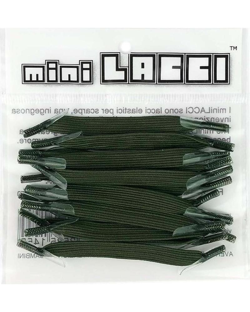 CORDONES DE ZAPATOS MINI LACCI ML-17 VERDES UNISEX VERDE
