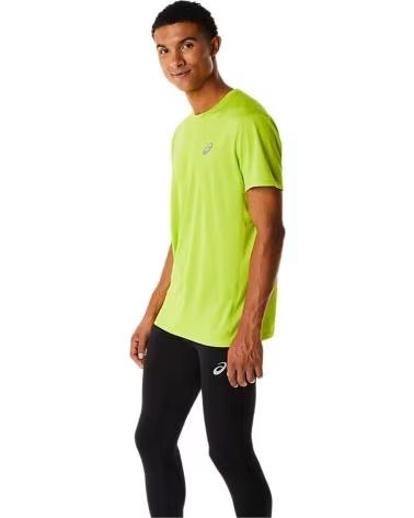 ASICS MAGLIETTA A MANICHE CORTE 2011C341-302 UOMO VERDE