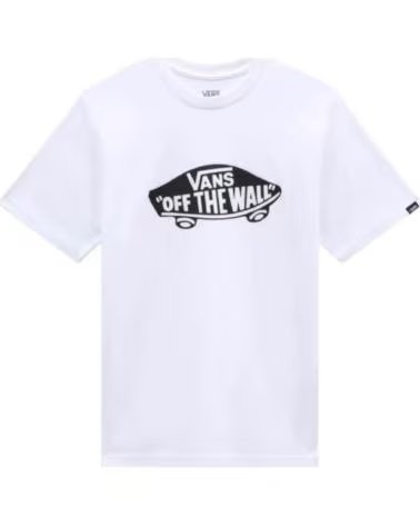 VANS OFF THE WALL THE KURZARM-T-SHIRT VN0005FAWHT1 BLANCO