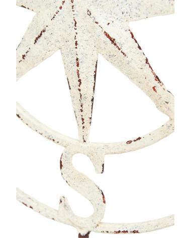 BATELA ADORNO DE HOGAR D7709, ROSA DE LOS VIENTOS, BLANCO