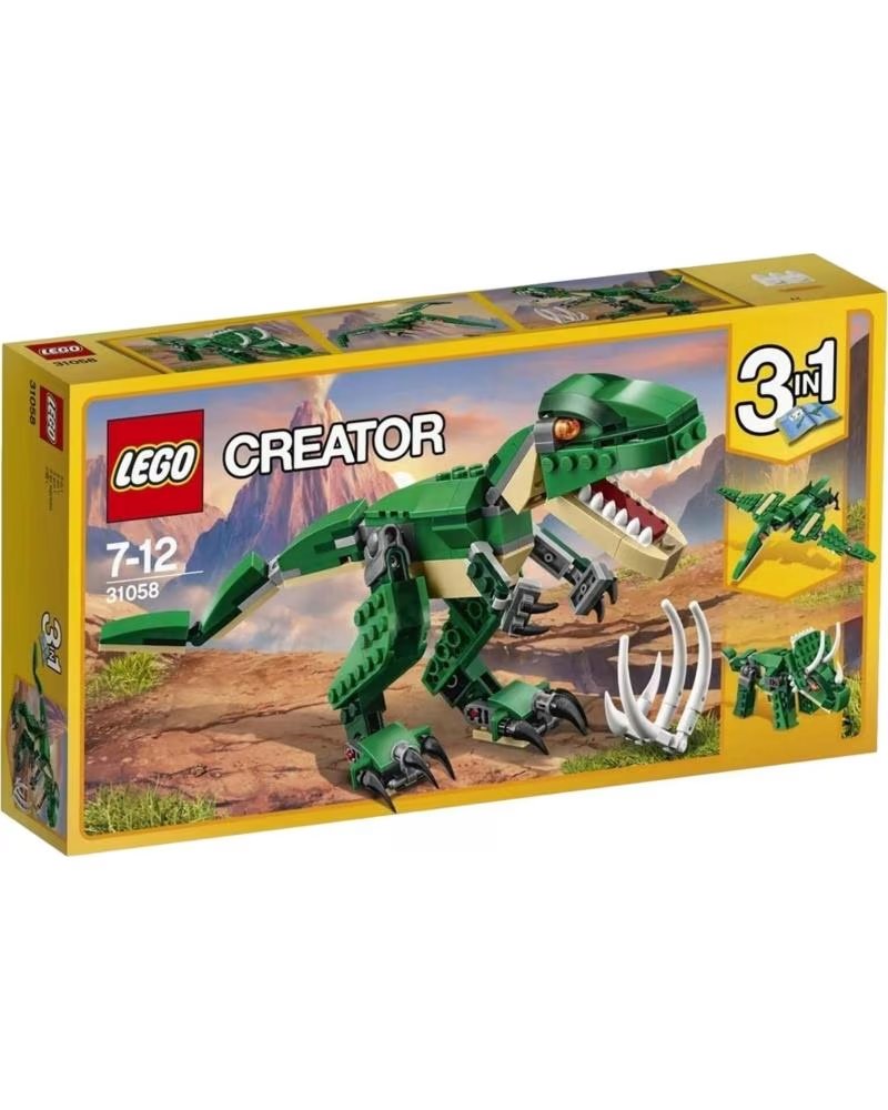 LEGO CREATOR 31058 DINOSAURIER 3-IN-1, KINDERSPIELZEUG BAUSET MULTICOLOR