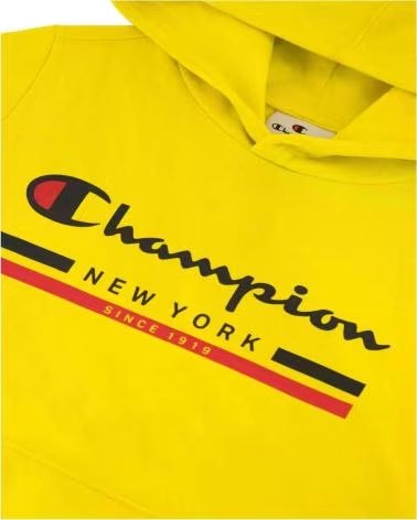 CHAMPION FELPA CON CAPPUCCIO 306837-YS079 PER BAMBINI AMARILLO