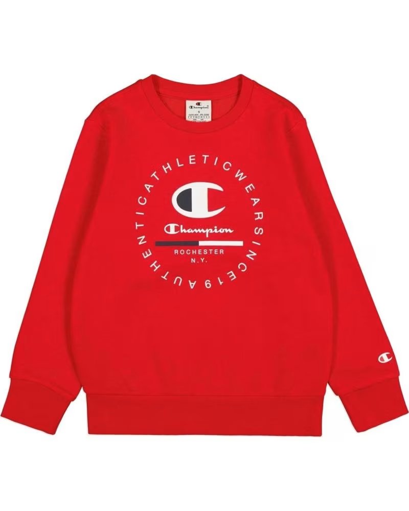 CHAMPION SWEATSHIRT 306838-RS011 PARA CRIANÇAS VERMELHO ROJO