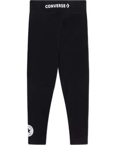 CONVERSE PANTALONI LUNGHI 4CC984-023 PER BAMBINI UNISEX NEGRO