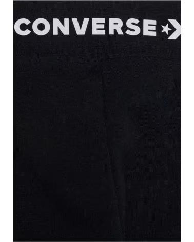 CONVERSE PANTALONI LUNGHI 4CC984-023 PER BAMBINI UNISEX NEGRO
