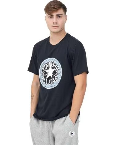 CONVERSE CAMISETA MANGA CURTA HOMEM 10027109-A02 PRETO NEGRO