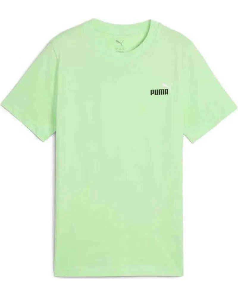 PUMA SHORT SLEEVE T-SHIRT 685779-49 KIDS UNISEX GREEN VERDE