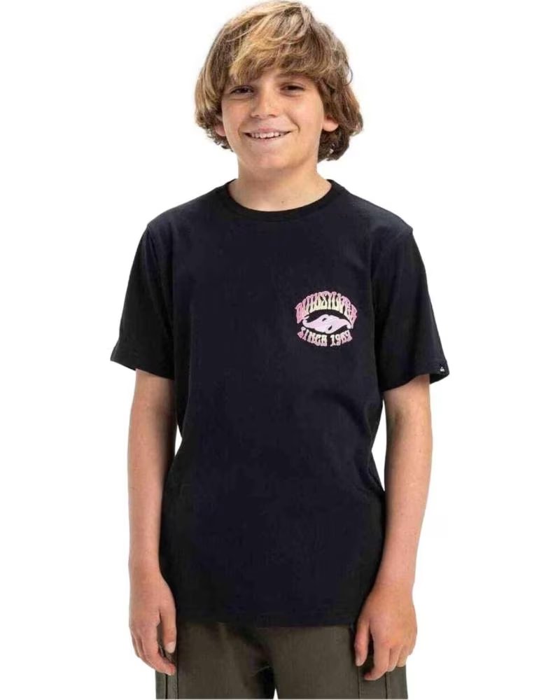 QUICKSILVER QUIKSILVER EQBZT04853-KVJ0 KURZARM-T-SHIRT SCHWARZ NEGRO