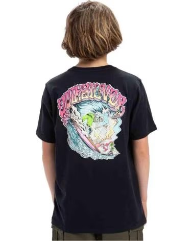 QUICKSILVER QUIKSILVER EQBZT04853-KVJ0 KURZARM-T-SHIRT SCHWARZ NEGRO