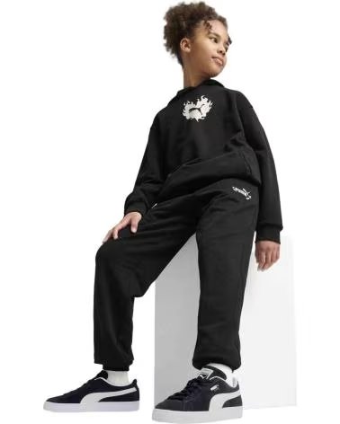 PUMA PANTALONI LUNGHI 685112-01 PER RAGAZZE, NERO NEGRO