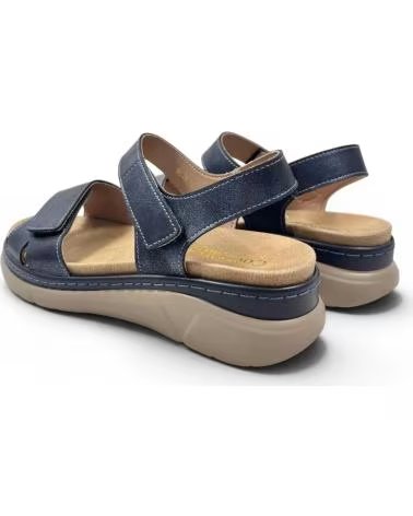 TIMBOS SANDÁLIA ANABELA 132639 AZUL MARINHO