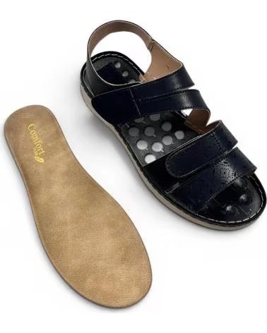 TIMBOS SANDALIA CUNA COMODA DE MUJER 132636 NEGRO
