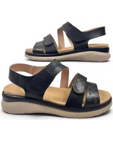 TIMBOS SANDALIA CUNA COMODA DE MUJER 132636 NEGRO