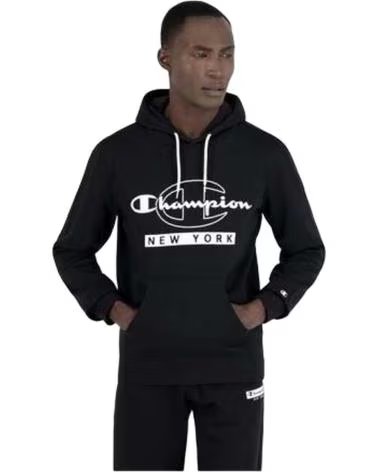 CHAMPION SUDADERA CON CAPUCHA 216603-KK001 HOMBRE NEGRO NBK
