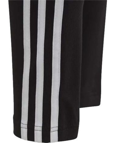 ADIDAS LEGGINGS GE0945 PARA NIÑAS, DISEÑO EN NEGRO Y BLANCO NEGRO-BLANCO