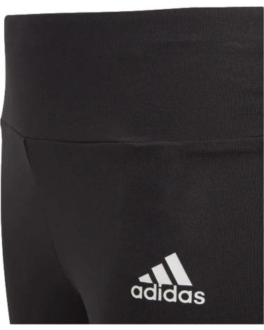 ADIDAS LEGGINGS GE0945 PARA NIÑAS, DISEÑO EN NEGRO Y BLANCO NEGRO-BLANCO