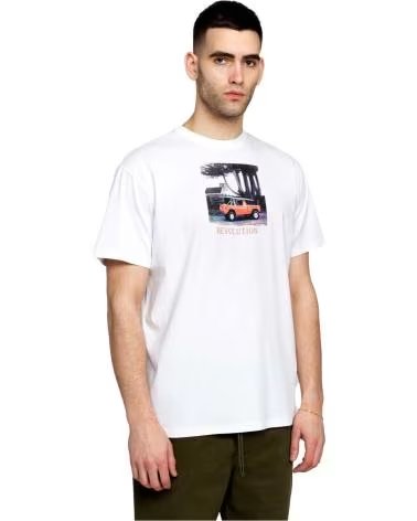 REVOLUTION CAMISETAS Y POLOS EN COLOR PARA HOMBRE BLANCO