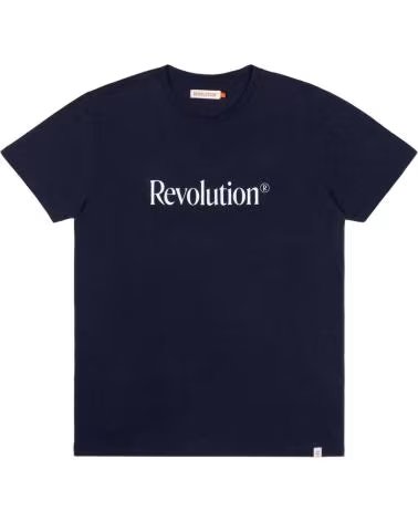 REVOLUTION T-SHIRT 1290FRI-BLUE KURZARM BLAU FÜR HERREN AZUL