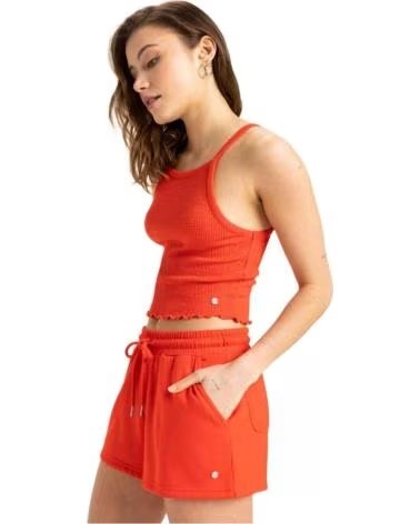 ROXY PANTALON CORTO ERJFB03418-RNN0 EN PARA MUJER POPPY RED