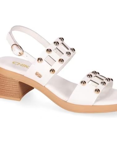 CHIKA10 SANDALO GOIKA 02 BIANCO 1184261 BLANCO-WHITE
