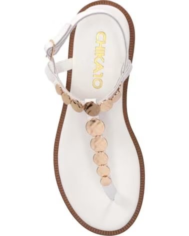 CHIKA10 SANDALES COINS 01 COULEUR BLANC RÉF: 1184285 BLANCO-WHITE