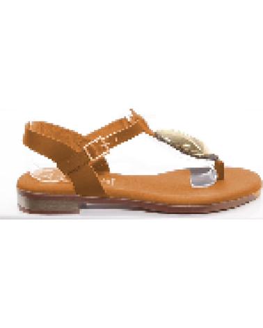 CHIKA10 SANDALIAS ST PUNTA 5864 EN CUERO COLOR TAN CUERO-TAN