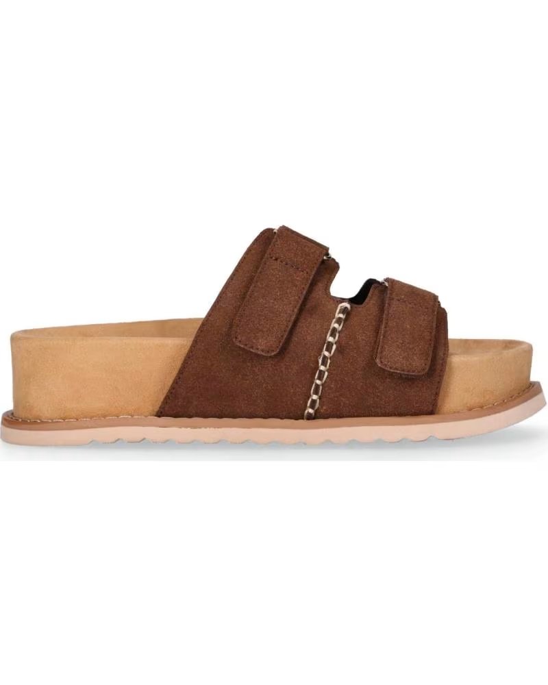 CHIKA10 SANDALES BIOLAND 0110 CUIR MARRON 1184380 MARRON-BROWN