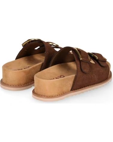 CHIKA10 SANDALES BIOLAND 0110 CUIR MARRON 1184380 MARRON-BROWN