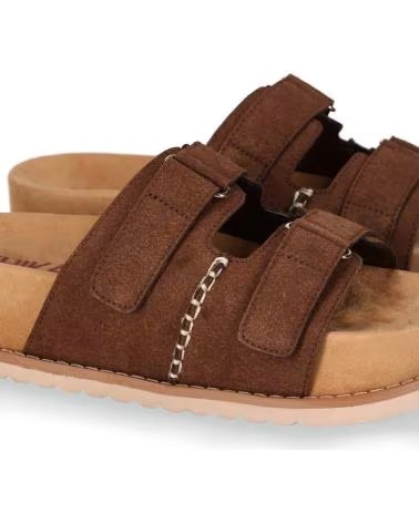 CHIKA10 SANDALES BIOLAND 0110 CUIR MARRON 1184380 MARRON-BROWN