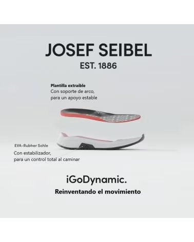 JOSEP SEIBEL SANDALES JOSEF ESTELLE 03 NUBUCK BLEU - RÉF: 1076694 AZUL