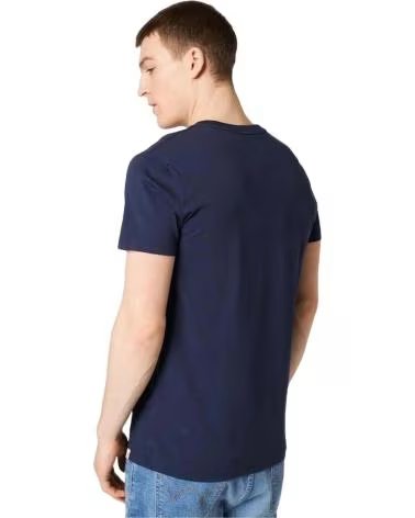 REVOLUTION CAMISETA DE MANGA CORTA LAZ REGULAR TEE EN PARA HOMBRE AZUL