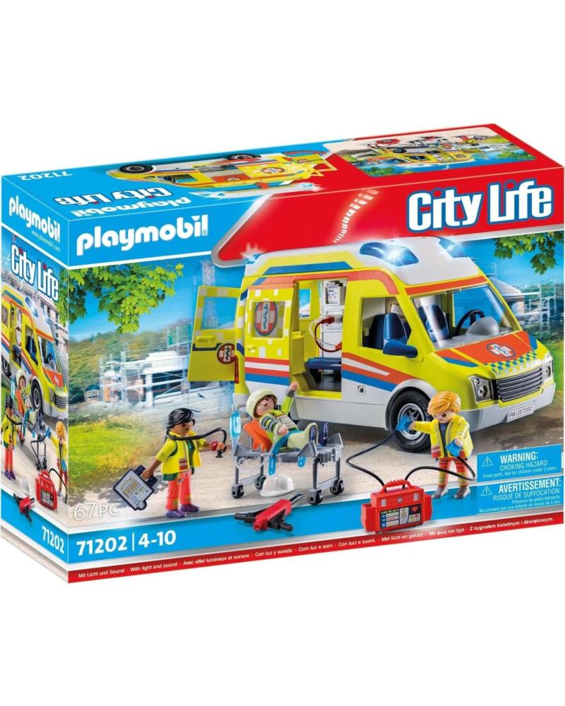 PLAYMOBIL CITY LIFE AMBULANCIA DE RESCATE REF 1184991 MULTICOLOR